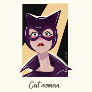 Fan art illustré de Catwoman